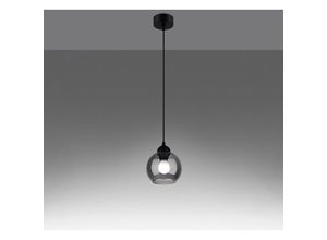 4066989023566 - Pendelleuchte Ali in Schwarz E27 - black - Famlights