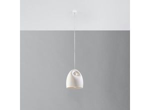 4066989023658 - Pendelleuchte Bryan in Weiß E27 - white - Famlights