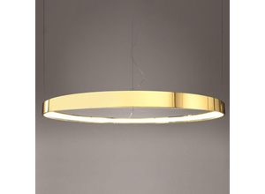 4066989023726 - Led Pendelleuchte Ria in Gold-glänzend 50W 5520lm - yellow - Famlights