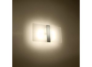 4066989023788 - Wandleuchte Arianna in Weiß und Chrom G9 2-flammig - white