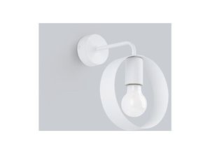 4066989024105 - Famlights - Wandleuchte Ted in Weiß E27 - white