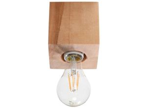 4066989024433 - Famlights - Deckenleuchte Aimo in Natur-hell E27 - brown