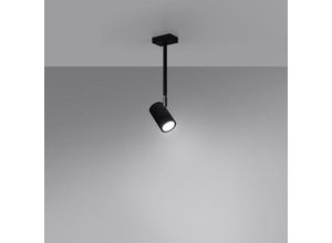 4066989025270 - Famlights - Deckenleuchte Nedim in Schwarz GU10 1-flammig - black