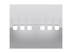 4066989026222 - Famlights - Deckenleuchte York in Weiß G9 6-flammig - white