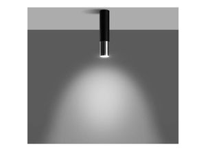 4066989026390 - Famlights - Deckenspot Loys in Schwarz und Chrom GU10 - black