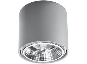 4066989026512 - Famlights - Deckenspot Thade in Grau GU10 - grey