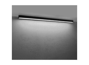 4066989026659 - Famlights - led Deckenleuchte Per in Schwarz 39W 4940lm 4000K - black