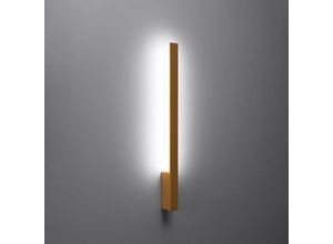 4066989028370 - Led Wandleuchte Laren in Gold 15W 1725lm 4000K - yellow - Famlights