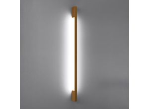 4066989028868 - Led Wandleuchte Scott in Gold 25W 2875lm 4000K - yellow - Famlights