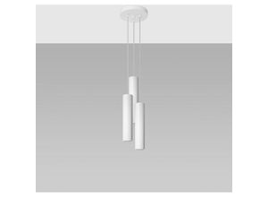 4066989029605 - Famlights - Pendelleuchte Lale in Weiß GU10 3-flammig - white