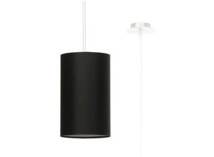 4066989030007 - Pendelleuchte Olaf in Schwarz E27 1-flammig 150mm - black - Famlights