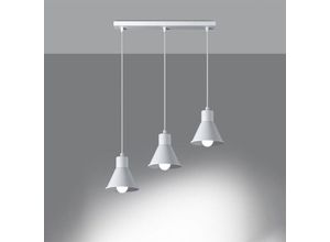 4066989030649 - Pendelleuchte Taina in Weiß E27 3-flammig - white - Famlights