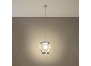 4066989030724 - Pendelleuchte Thiemo in Weiß E27 - white - Famlights