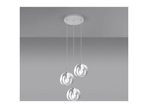 4066989030816 - Famlights - Pendelleuchte Thor in Weiß E27 3-flammig rund - white