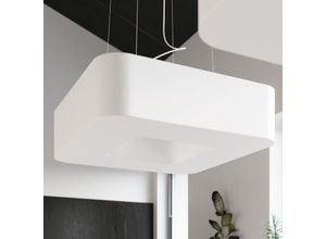 4066989030885 - Pendelleuchte Uta in Weiß E27 8-flammig 600x600mm - white - Famlights