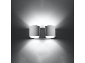 4066989031578 - Famlights - Wandleuchte Oke in Weiß G9 2-flammig - white