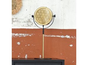 4066989032797 - Tischleuchte Indra in Messing aus Metall E27 - yellow