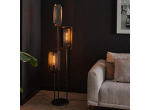 4066989037266 - Famlights - Stehleuchte Orson in Altsilber E27 3-flammig - grey