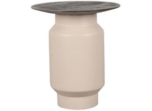 4066989041270 - RINGO-Living Beistelltisch Joas in Beige aus Mangoholz und Metall - beige