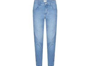 4067005213008 - ANGELS Jeanshose Cici Crop Slit 7 8 -Länge Seitenschlitze für Damen blau 40