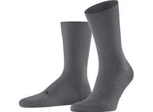 4067112141959 - FALKE Socken Wollanteil Rippbündchen für Herren grau 43-44