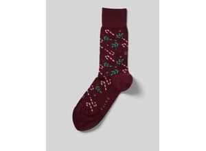 4067112825149 - Socken im Allover-Look Modell Gifts Blizzard