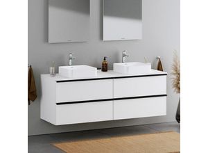 4067116072754 - DuraPoint Waschtischunterschrank mit Griffleiste für Aufsatzbecken 120 cm – Weiß matt - Duravit