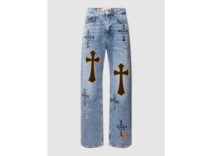 4067131931746 - Baggy Jeans mit CRUCIFIX Kreuz Print