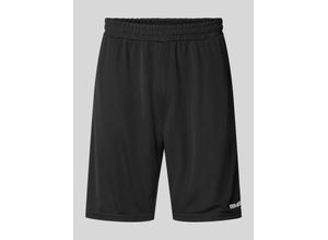 4067131949697 - Regular Fit Sweatshorts mit Label-Detail