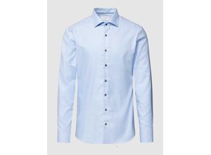 4067159258665 - ETERNA Businesshemd Slim Fit Langarm Kent-Kragen für Herren blau 39