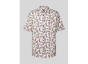 4067159393564 - Comfort Fit Business-Hemd mit Allover-Print