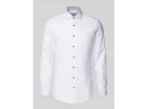 4067159528652 - Slim Fit Businesshemd mit New-Kent-Kragen