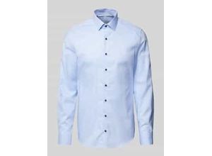4067159548872 - Slim Fit Businesshemd aus Uni Struktur 4067159548872 - Slim Fit Businesshemd aus Uni Struktur