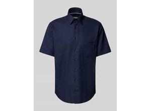 4067159691349 - Modern Fit Kurzarmhemd mit Knopfleiste