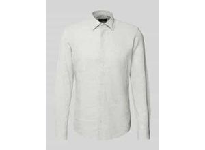 4067175057662 - Slim Fit Leinenhemd mit Kentkragen Modell STEVEN