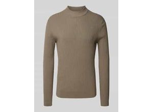 4067175072054 - Strickpullover aus Viskose-Mix mit Stehkragen 4067175072054 - Strickpullover aus Viskose-Mix mit Stehkragen