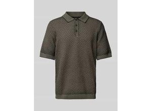 4067175078414 - Regular Fit Poloshirt mit kurzer Knopfleiste Modell Flavius