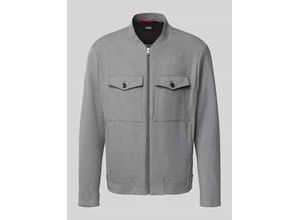 4067175230072 - Jacke mit Stehkragen und Brusttaschen