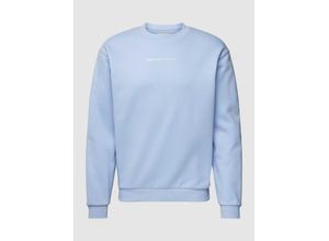 4067261051109 - DENIM TOM TAILOR Sweatshirt Langarm uni für Herren blau XXL