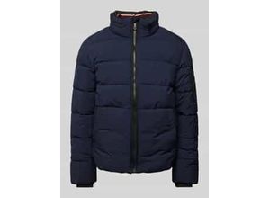 4067261187730 - TOM TAILOR Herren Pufferjacke mit versteckter Kapuze blau Uni Gr L