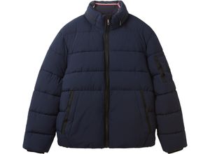 4067261188638 - TOM TAILOR Steppjacke uni Eingriffstaschen für Herren blau XXL