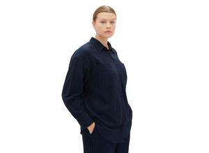 4067261611181 - Große Größen Gestreifte Hemdbluse mit Brusttaschen marine gestreift Gr46 4067261611181 - Große Größen Gestreifte Hemdbluse mit Brusttaschen marine gestreift Gr46
