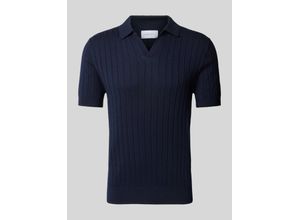 4067333272098 - Poloshirt mit Strukturmuster