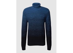 4067334136238 - Rollkragenpullover in Two-Tone-Machart