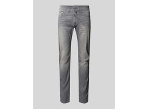 4067334405112 - Jeans im Used-Look Modell Lyon Tapered