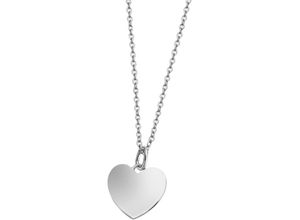 4067377185859 - Kette mit Anhänger FIRETTI Schmuck Geschenk Silber 925 Halsschmuck Halskette Herz Halsketten Gr Silber 925 (Sterlingsilber) Länge 45 cm Breite 13 mm silberfarben Damen