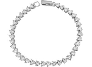 4067377322698 - Armband FIRETTI Schmuck Geschenk Silber 925 Armschmuck Armkette Tennisarmband Armbänder Gr Silber 925 (Sterlingsilber) silberfarben (silberfarben kristallweiß kristallweiß) Damen mit Zirkonia (synth)