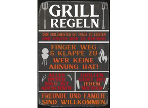 4067437045987 - Metallbild QUEENCE Grillregeln rot (farbe bild(er) rot) B20cm H30cm T003cm Blech Metall Bilder 20x30cm inkl Aufhängung Outdoor geeignet 4067437045987 - Metallbild QUEENCE Grillregeln rot (farbe bild(er) rot) B20cm H30cm T003cm Blech Metall Bilder 20x30cm inkl Aufhängung Outdoor geeignet