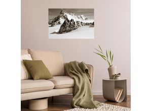 4067437104080 - QUEENCE Wandsticker The Mountain Wandtattoos Selbstklebend kinderleichte Anbringung Gr B H T 150 cm x 100 cm x 01 cm Berge-Schnee weiß Wandtattoos Wandsticker