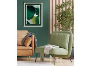 4067437113266 - Bild mit Rahmen QUEENCE Abstrakt dunkelgrün Blätter Bilder Gr B H T 40 cm x 50 cm x 2 cm Hochkant Abstrakt Hochformat-Querformat 1 St grün Poster mit buntem Acrylglas Passepartout 4067437113266 - Bild mit Rahmen QUEENCE Abstrakt dunkelgrün Blätter Bilder Gr B H T 40 cm x 50 cm x 2 cm Hochkant Abstrakt Hochformat-Querformat 1 St grün Poster mit buntem Acrylglas Passepartout